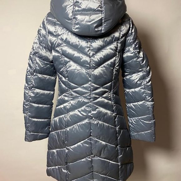 NWT $230 SAM EDELMAN Women XS (US 0-2) Hooded Puffer Coat Winter Snow Jacket - Picture 12 of 16